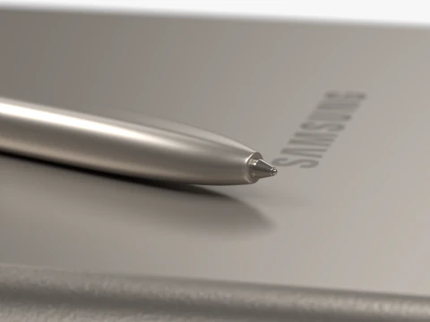 Samsung Galaxy S24 Ultra Titanium Gray 3D Model
