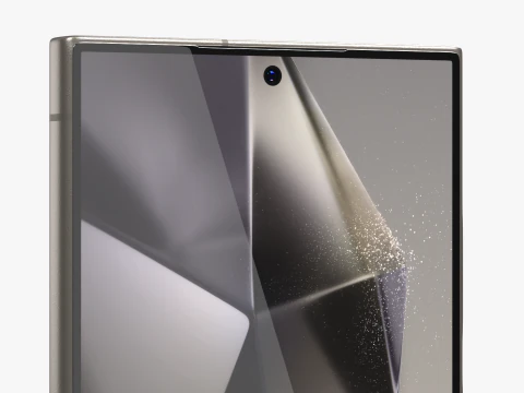 Samsung Galaxy S24 Ultra Titanium Gray 3D Model