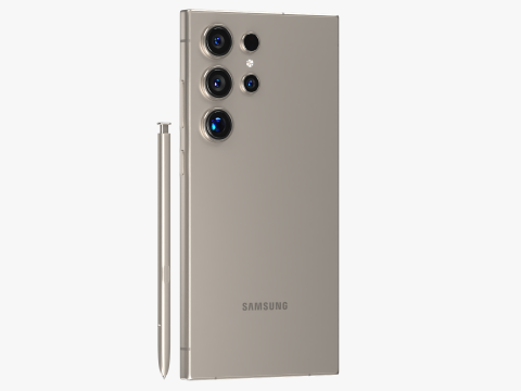 Samsung Galaxy S24 Ultra Titanium Gray 3D मॉडल