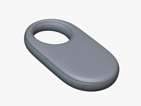Samsung Galaxy Smart Tag 2 Black 3D 模型