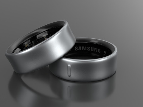 Samsung Galaxy Ring Silver 3D Model