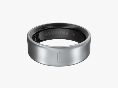 Samsung Galaxy Ring Silver 3D Model