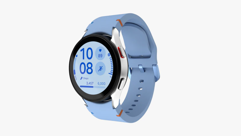 Samsung Galaxy Watch FE Silver 3D Model .c4d .max .obj .3ds .fbx .stl .blend