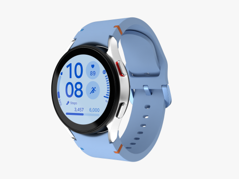 Samsung Galaxy Watch FE Silver 3Dモデル