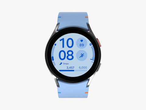 Samsung Galaxy Watch FE Silver Modelo 3D