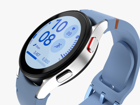 Samsung Galaxy Watch FE Silver Modelo 3D