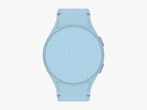 Samsung Galaxy Watch FE Silver Modelo 3D