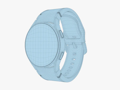 Samsung Galaxy Watch FE Silver 3D Model