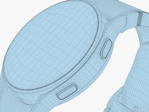 Samsung Galaxy Watch FE Silver 3D Model