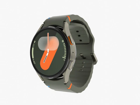 Samsung Galaxy Watch 7 Zielony Model 3D