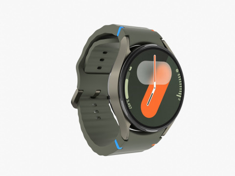 Samsung Galaxy Watch 7 Green 3D Model