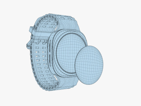 Samsung Galaxy Watch Ultra Gray 3D-Modell
