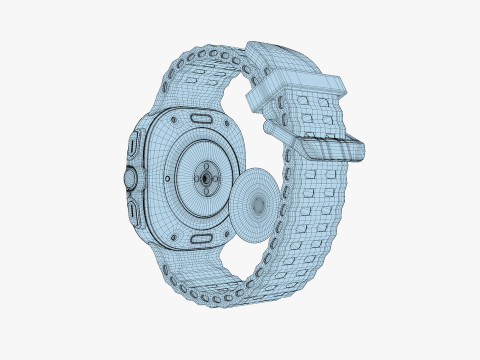 Samsung Galaxy Watch Ultra Gray 3D-Modell