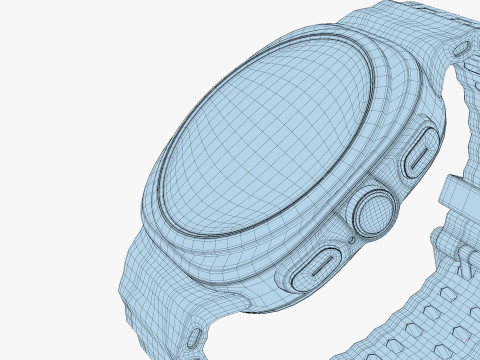 Samsung Galaxy Watch Ultra Gray 3D-Modell