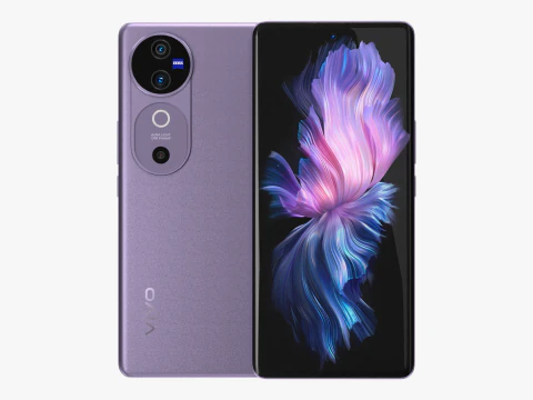 वीवो V40 नेब्यूला पर्पल 3D मॉडल