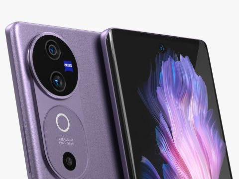 Vivo V40 Nebula Purple 3D-Modell