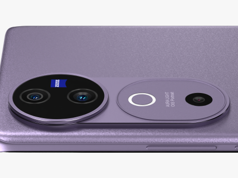 Vivo V40 Nebula Purple 3D-Modell