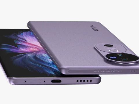 Vivo V40 Nebula Purple 3D Model