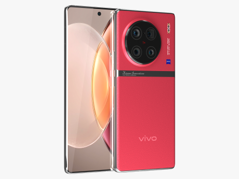 Vivo X90 Pro Plus Red Modèle 3D
