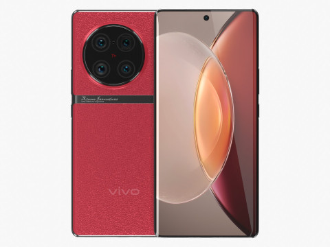 Vivo X90 Pro Plus Red 3D Modell
