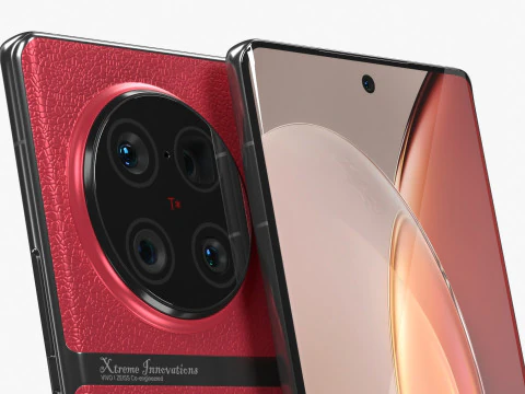 Vivo X90 Pro Plus Red 3D Model
