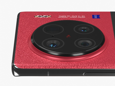 Vivo X90 Pro Plus Red 3D Modell