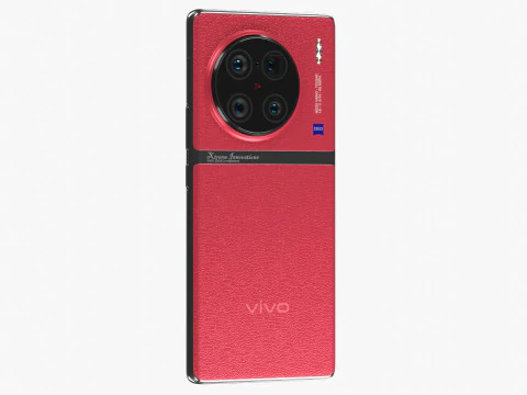Vivo X90 Pro Plus Red 3D Model
