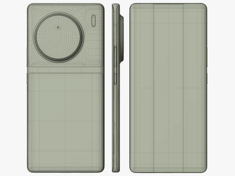 Vivo X90 Pro Plus Red 3D Model