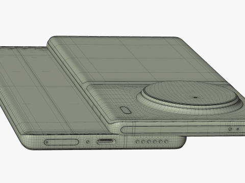 Vivo X90 Pro Plus Red 3D Modell