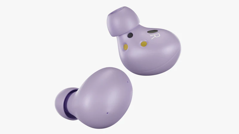 Samsung Galaxy Buds 2 3D Model .c4d .max .obj .3ds .fbx .stl .blend
