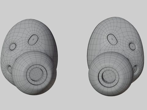 Samsung Galaxy Buds 2 Model 3D