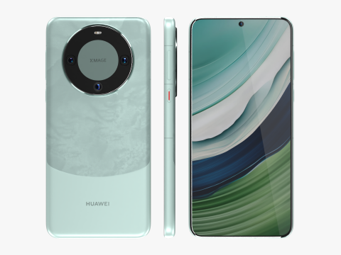 Huawei Mate 60 Green 3D Модель