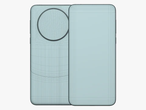 Huawei Mate 60 Green 3D Model