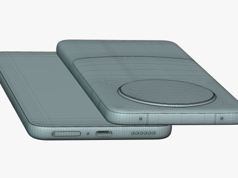 Huawei Mate 60 Green 3D Модель