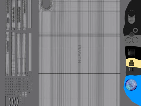 Huawei MatePad SE 11 Gray 3D Model