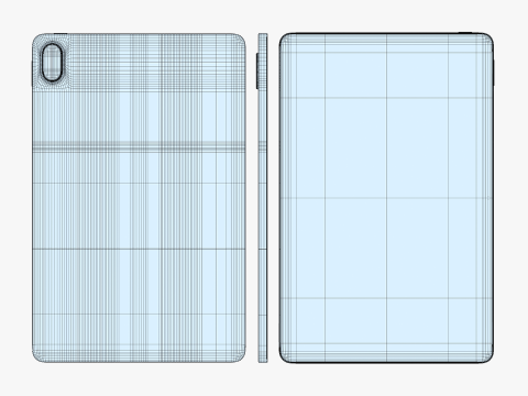 Huawei MatePad SE 11 Gray Modello 3D