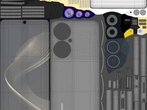 HUAWEI nova 11i Starry Black 3D Model