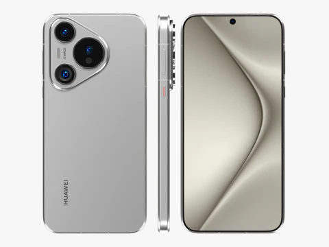 Huawei Pura 70 White 3D Model