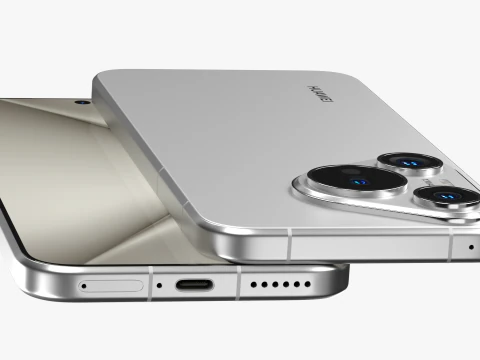 Huawei Pura 70 White 3D Model