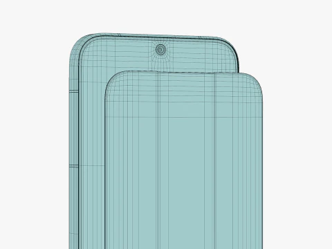 Huawei Pura 70 White 3D Model