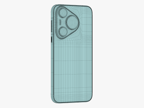 Huawei Pura 70 White 3D Модель