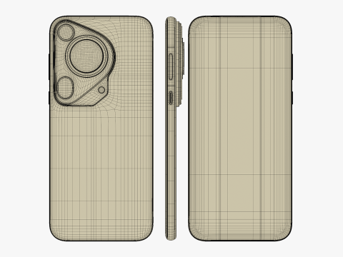 Huawei Pura 70 Ultra Green 3D Model