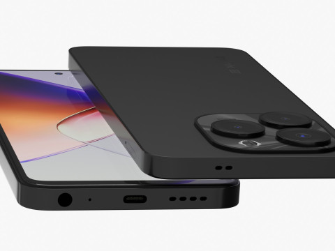 Infinix Note 40X Black 3D 모델