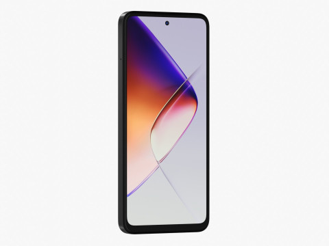 Infinix Note 40X Black 3D 모델