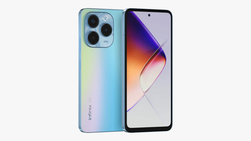 Infinix Note 40X Blue 3D Model .c4d .max .obj .3ds .fbx .stl .blend 