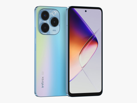 Infinix Note 40X Blue 3D Model