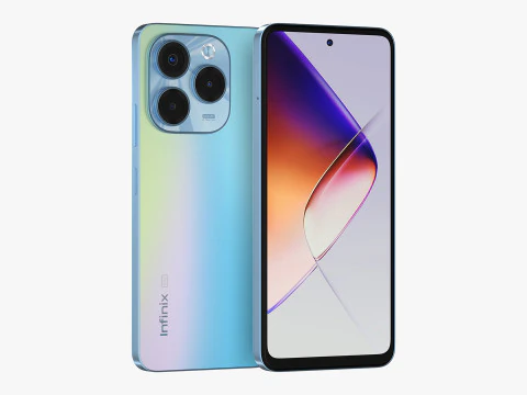 Infinix Note 40X Azul Modelo 3D