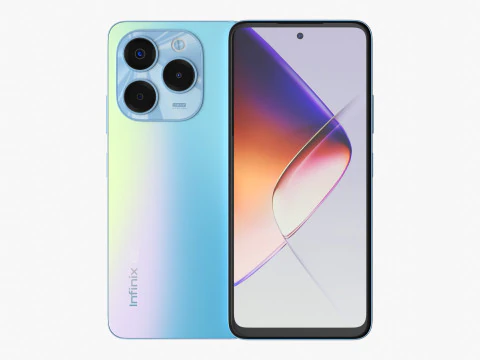 Infinix Note 40X Blue 3D Model