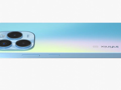 Infinix Note 40X Blue 3D Model