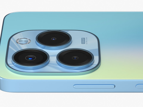 Infinix Note 40X Blue 3Dモデル